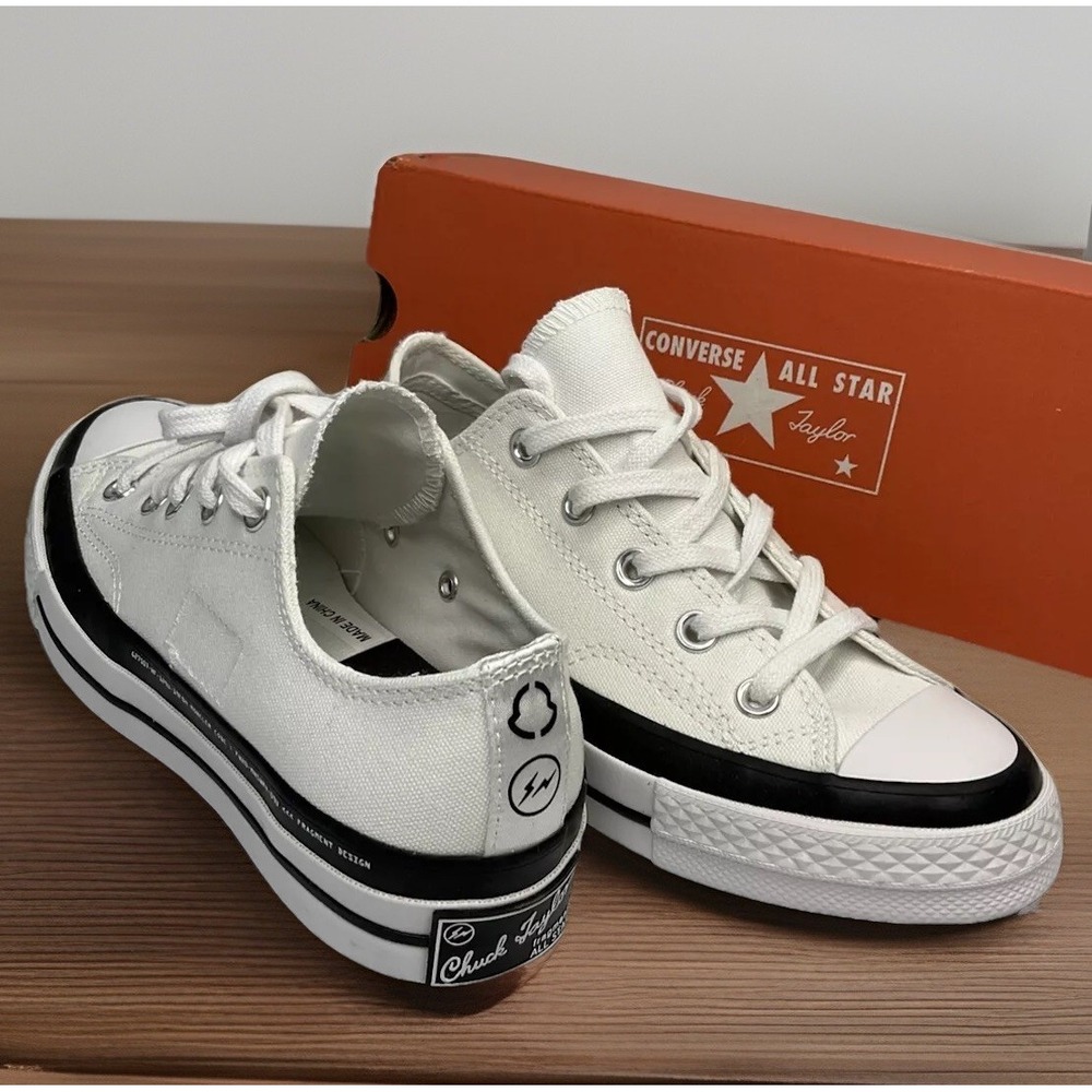 Converse Chuck 70 Low x Fragment x Moncler Mens 4 Womens 6 Sneakers 169070C NWB
